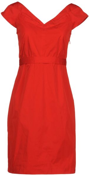 Theory Short Dresses - Lyst