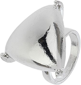 Topshop Metal Triangle Ring - Lyst