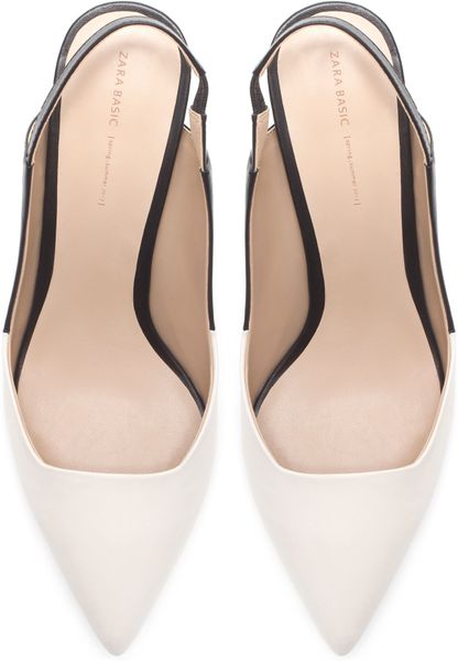 zara sling back