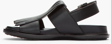 marni fringed fussbett sandals