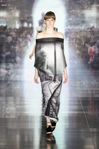 Mary Katrantzou Fall 2013 Runway Look 2 - Lyst