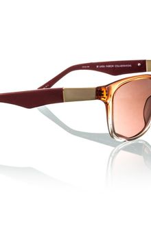 The Row Wafarer Frames Orangeburgundy Leather - Lyst