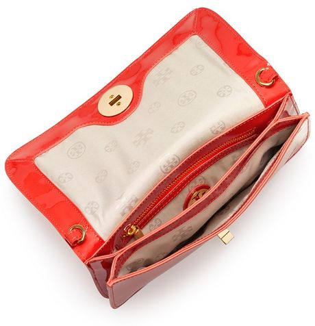 tory burch clutch red