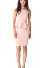 Alice + Olivia Tracey Sleeveless Peplum Dress