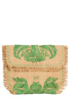 Anya Hindmarch Capability Straw Weave and Raffia Clutch - Lyst