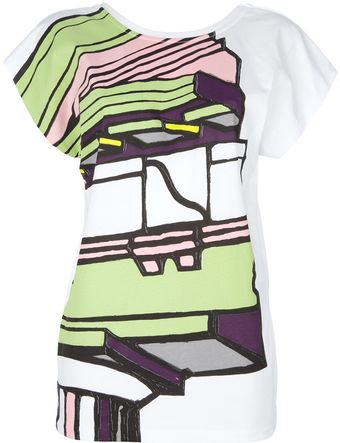 Balenciaga Printed Tshirt - Lyst