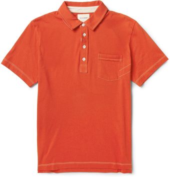 Billy Reid Pensacola Cottonjersey Polo Shirt - Lyst
