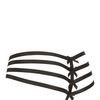 Bordelle Silk Satin Spandex Thong in Black - Lyst