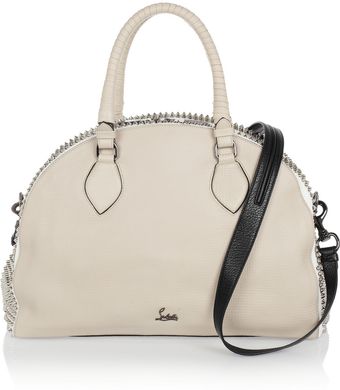 Christian Louboutin Textured Leather Tote - Lyst