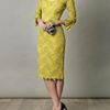 L'wren Scott Chartreuse Lace Dress in Yellow (chartreuse) - Lyst