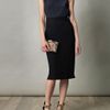 Lulu & Co Sheer Top Dress in Blue (navy) - Lyst