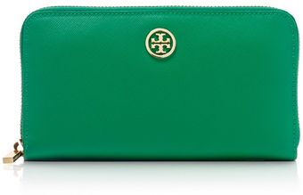 Tory Burch Robinson Zip Continental Wallet - Lyst