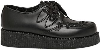 Underground 35mm Calf Creeper Wedges - Lyst
