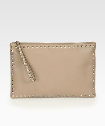 Valentino Rockstud Clutch - Lyst