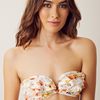 Zimmermann Locket Frill Bandeau Bikini in Floral - Lyst