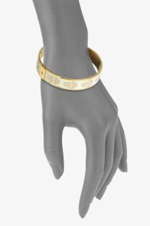 Alexander McQueen Enamel Skull Small Cuff Bracelet - Lyst