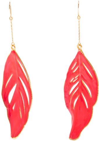 Aurelie Bidermann Gold Dipped Earrings - Lyst