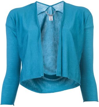 Autumn Cashmere Easy Cropped Cardigan - Lyst