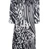 By Malene Birger Loose Fit Print Dress in Black - Lyst