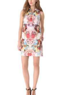 Carven Zip Polo Dress - Lyst