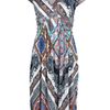 Etro Paisley Print Ruffle Dress in Multicolor (multi) - Lyst