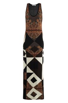 Givenchy Scarf Print Maxi Tank Dress - Lyst