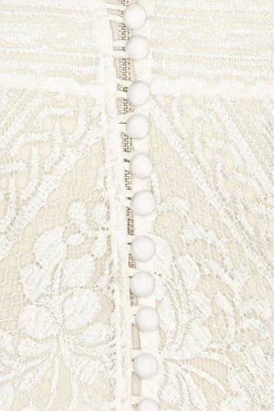 white lace overlay