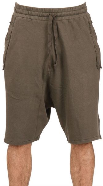 Silent By Damir Doma Washed Cotton Sweat Shorts - Lyst