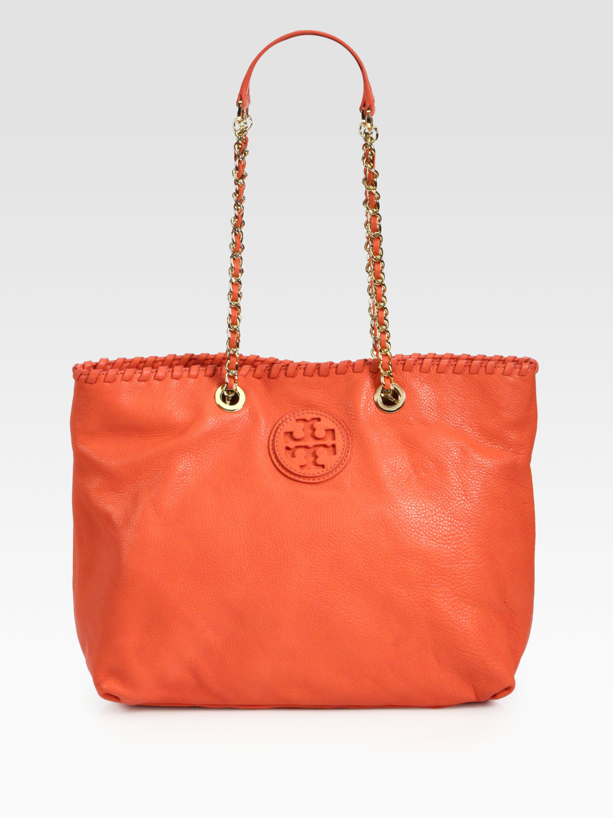 tory burch marion center zip tote