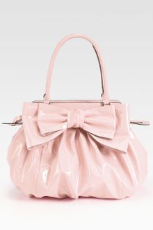 Valentino Lacca Patent Leather Top Handle Bag - Lyst