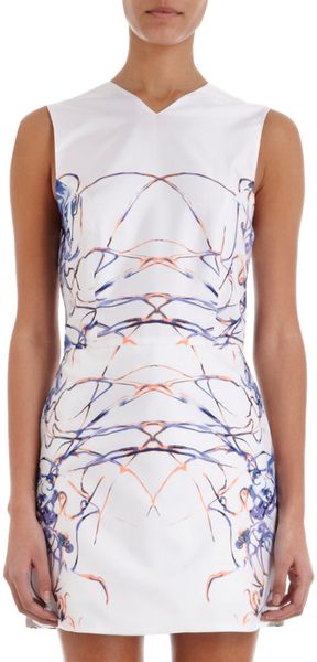 Wayne Printed Overlay Romper - Lyst