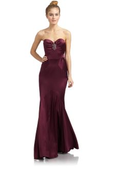 Z Spoke by Zac Posen Satin Mermaid Gown - Lyst