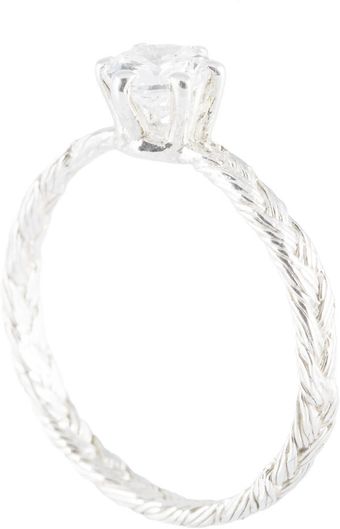 Ayako Kanari Magnitude Plait Solitaire Engagement Ring  - Lyst