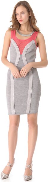 Cut25 By Yigal Azrouël Techno Knit Dress - Lyst
