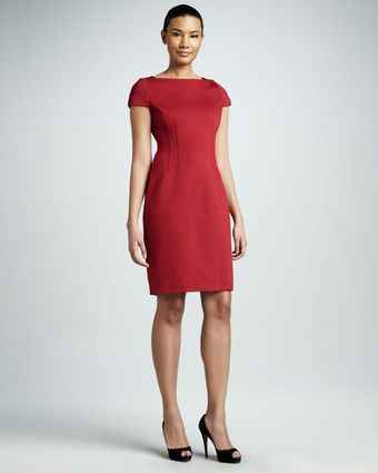 Elie Tahari Davis Sheath Dress - Lyst
