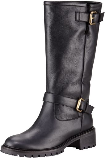 Fendi Rabbitlined Motorcycle Boots - Lyst