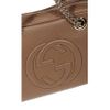 Gucci Soho Leather Shoulder Chain Bag in Brown (black) - Lyst