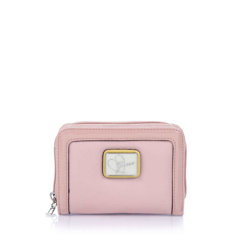 Guess Leandra Small Wallet in Pink (multi pink) Lyst