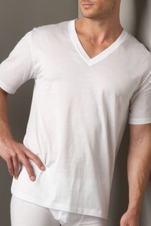 Hanro Sporty V-Neck Tee - Lyst