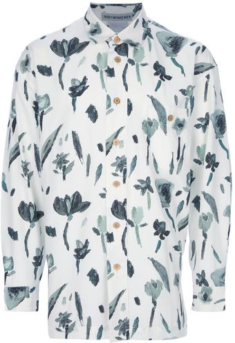 Issey Miyake Floral Shirt - Lyst