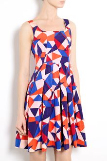Marc By Marc Jacobs Taboo Print Silk Dress - Lyst
