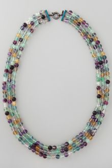 M.c.l By Matthew Campbell Laurenza Beaded Triple Strand Necklace  - Lyst