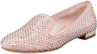 Miu Miu Cro Crystal Patent Leather Oxford - Lyst