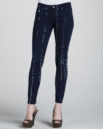 Paige Verdugo Skinny Batik Jeans Summer Night - Lyst
