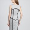 Rachel Zoe Elsa Outlined Polkadot Dress in Gray (ivory) - Lyst