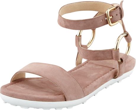 stuart weitzman nude flats