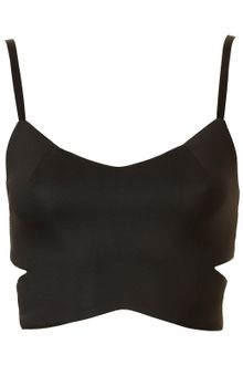 Topshop Peekaboo Cutout Bralet Top - Lyst