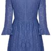 Topshop Crochet Lace Flippy Dress in Blue (cornflower) - Lyst