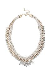 Topshop Rope and Rhinestone Collar