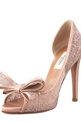 Valentino Couture Lace Platform Dorsay